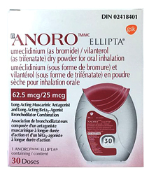 Anoro Ellipta Inhaler